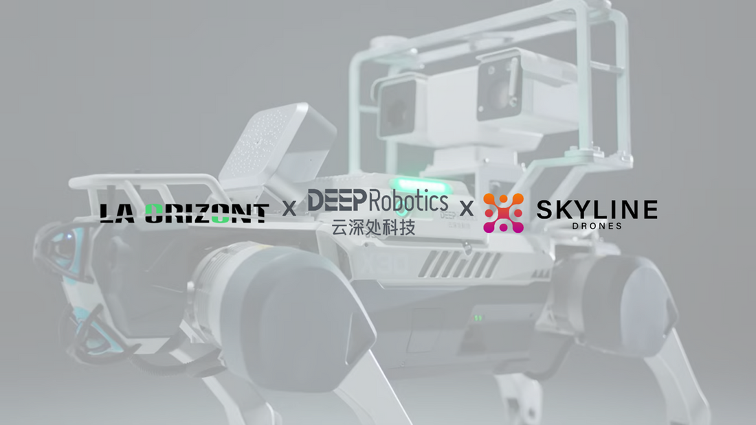 La Orizont / Skyline Drones anunță parteneriatul cu Deep Robotics
