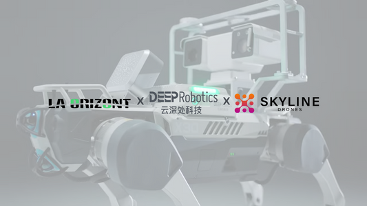 La Orizont / Skyline Drones anunță parteneriatul cu Deep Robotics