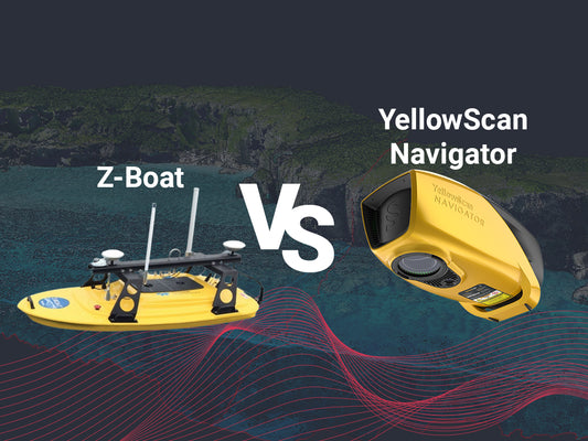 Navigarea în adâncuri: Comparație între Z-Boats și YellowScan Navigator pentru servicii profesionale cu drone