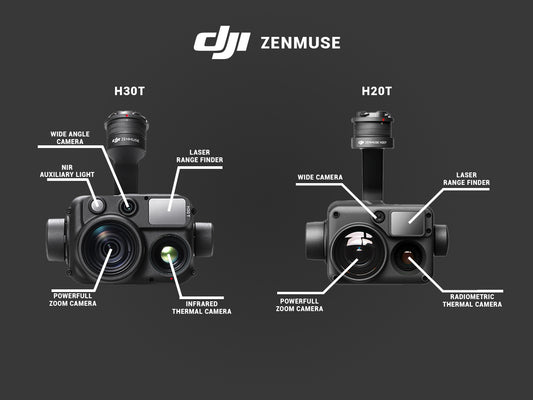 Zenmuse H20T vs. Zenmuse H30T: O comparație tehnică