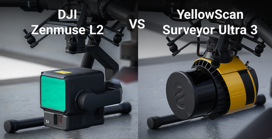 Comparație sisteme LiDAR: YellowScan Ultra 3 versus DJI Zenmuse L2