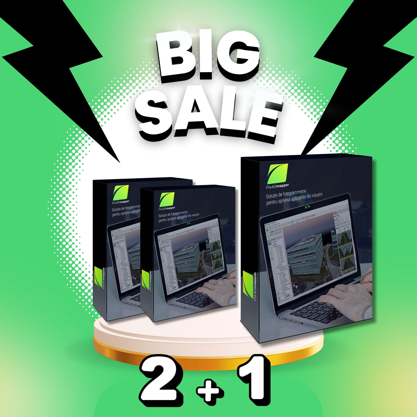 Pachet promoțional PIX4D Mapper (Licență perpetual 2+1)